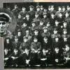 This picture, taken in 1919 of a WWI squadron, appears to show a ghostly face behind the airman in the top row, fourth from left. Members of the squadron who later saw the photo said the face matched that of air mechanic Freddy Jackson, who had been killed in an airplane propeller accident.